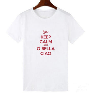 Showtly La Casa De Papel Tshirt Money Heist Tees TV Series EL PROFESOR Streetwear Men T Shirt  House of Paper Oversized Tee Tops