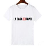 Showtly La Casa De Papel Tshirt Money Heist Tees TV Series EL PROFESOR Streetwear Men T Shirt  House of Paper Oversized Tee Tops