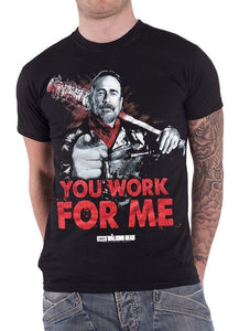 Interesting T Shirts Short T Shirt The Walking Dead You Work For Me Negan E Lucille Maglia Crew Neck Short 012498