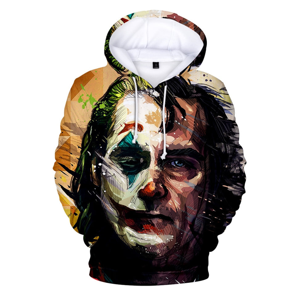 Movie joker 2019 Women/Men Hoodies Fashion Casual Hooded Sweatshirt Spring Autumn Male Trend Harajuku Streetwear Hip Hop clothes