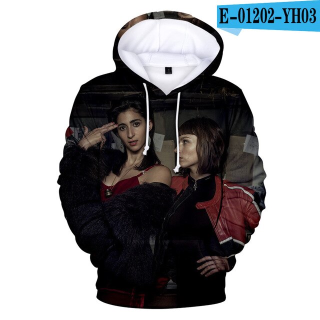 Salvador Dali La Casa De Papel 3D Print Women/men Hoodies Sweatshirts Poleron Hombre Money Heist House of Paper Cosplay Costume