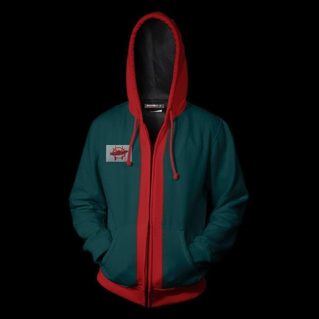 New Movie Joker Cosplay Hoodie Joaquin Phoenix Joker 3D Print Zipper Sweatshirt Fashion Casual Hoodies Men Women Streetwear Coat