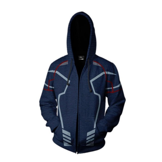 New Movie Joker Cosplay Hoodie Joaquin Phoenix Joker 3D Print Zipper Sweatshirt Fashion Casual Hoodies Men Women Streetwear Coat