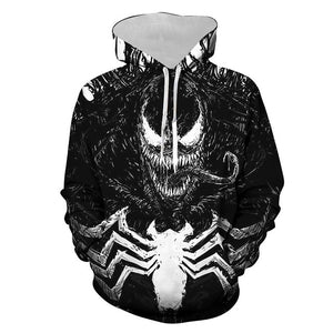 New Movie Joker Cosplay Hoodie Joaquin Phoenix Joker 3D Print Zipper Sweatshirt Fashion Casual Hoodies Men Women Streetwear Coat