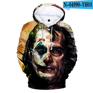 Movie joker 2019 Women/Men Hoodies Fashion Casual Hooded Sweatshirt Spring Autumn Male Trend Harajuku Streetwear Hip Hop clothes