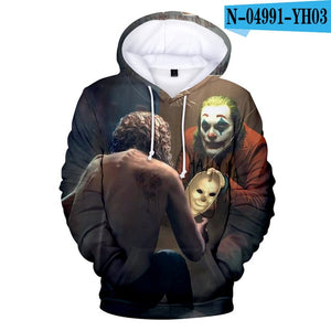 Movie joker 2019 Women/Men Hoodies Fashion Casual Hooded Sweatshirt Spring Autumn Male Trend Harajuku Streetwear Hip Hop clothes