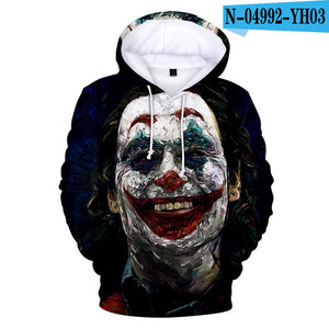 Movie joker 2019 Women/Men Hoodies Fashion Casual Hooded Sweatshirt Spring Autumn Male Trend Harajuku Streetwear Hip Hop clothes
