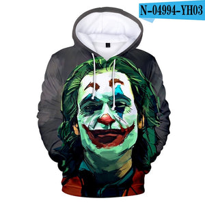 Movie joker 2019 Women/Men Hoodies Fashion Casual Hooded Sweatshirt Spring Autumn Male Trend Harajuku Streetwear Hip Hop clothes