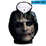 Movie joker 2019 Women/Men Hoodies Fashion Casual Hooded Sweatshirt Spring Autumn Male Trend Harajuku Streetwear Hip Hop clothes