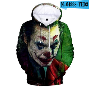 Movie joker 2019 Women/Men Hoodies Fashion Casual Hooded Sweatshirt Spring Autumn Male Trend Harajuku Streetwear Hip Hop clothes