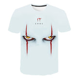 2019 Hot Sale Joker 3D Printed T Shirt Men Women IT Clown Horror Movie Casual Funny T-shirts Hip Hop Streetwear T Shirt Tee Tops