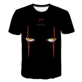 2019 Hot Sale Joker 3D Printed T Shirt Men Women IT Clown Horror Movie Casual Funny T-shirts Hip Hop Streetwear T Shirt Tee Tops