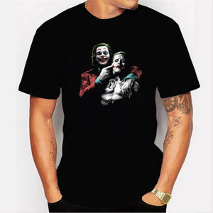LettBao New Men t shirts Joker Joaquin Phoenix 2019 T Shirt Movies Inspired Jack Mark Heath Jokers Tee Black Friday T-Shirt