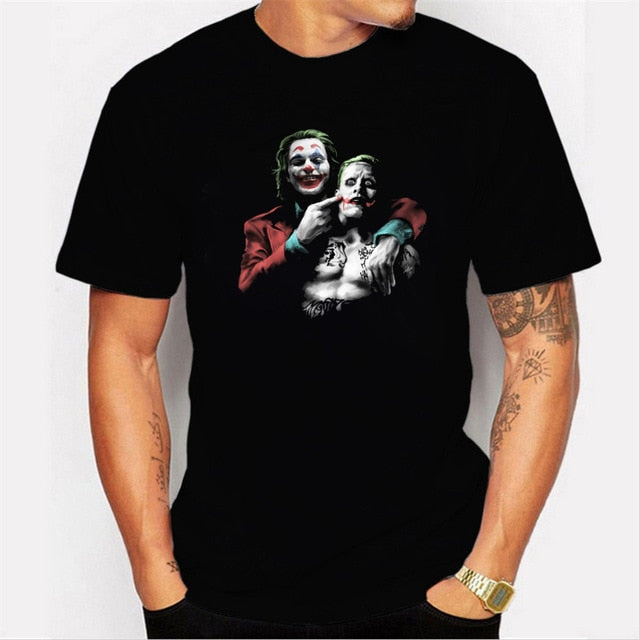 LettBao New Men t shirts Joker Joaquin Phoenix 2019 T Shirt Movies Inspired Jack Mark Heath Jokers Tee Black Friday T-Shirt