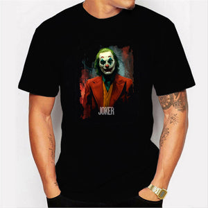 LettBao New Men t shirts Joker Joaquin Phoenix 2019 T Shirt Movies Inspired Jack Mark Heath Jokers Tee Black Friday T-Shirt