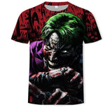 Horror Movie It Penny Wise Clown Joker 3D Print Tshirt Men/Women Hip Hop Streetwear Tee T shirt 90s Boys Cool Clothes Man Tops