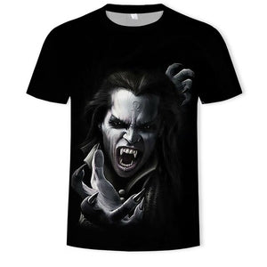 Horror Movie It Penny Wise Clown Joker 3D Print Tshirt Men/Women Hip Hop Streetwear Tee T shirt 90s Boys Cool Clothes Man Tops