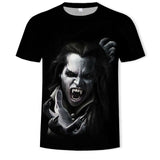 Horror Movie It Penny Wise Clown Joker 3D Print Tshirt Men/Women Hip Hop Streetwear Tee T shirt 90s Boys Cool Clothes Man Tops