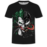 Horror Movie It Penny Wise Clown Joker 3D Print Tshirt Men/Women Hip Hop Streetwear Tee T shirt 90s Boys Cool Clothes Man Tops