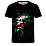 Horror Movie It Penny Wise Clown Joker 3D Print Tshirt Men/Women Hip Hop Streetwear Tee T shirt 90s Boys Cool Clothes Man Tops