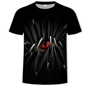 Horror Movie It Penny Wise Clown Joker 3D Print Tshirt Men/Women Hip Hop Streetwear Tee T shirt 90s Boys Cool Clothes Man Tops