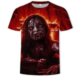 Horror Movie It Penny Wise Clown Joker 3D Print Tshirt Men/Women Hip Hop Streetwear Tee T shirt 90s Boys Cool Clothes Man Tops
