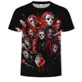 Horror Movie It Penny Wise Clown Joker 3D Print Tshirt Men/Women Hip Hop Streetwear Tee T shirt 90s Boys Cool Clothes Man Tops