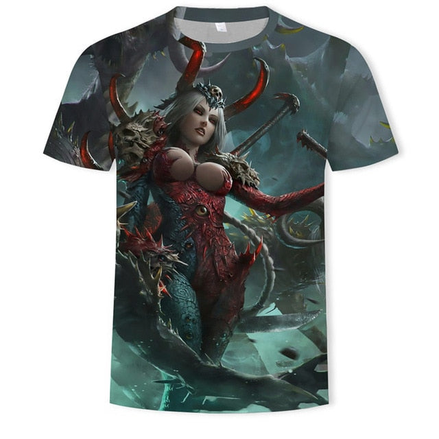 Horror Movie It Penny Wise Clown Joker 3D Print Tshirt Men/Women Hip Hop Streetwear Tee T shirt 90s Boys Cool Clothes Man Tops