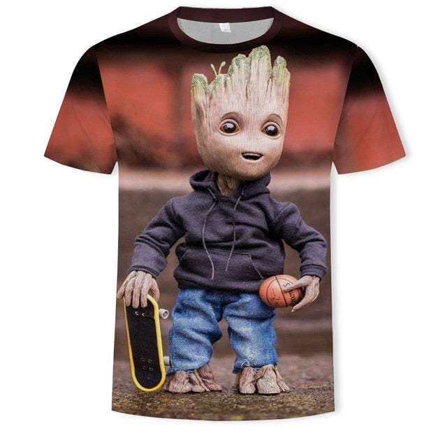 Horror Movie It Penny Wise Clown Joker 3D Print Tshirt Men/Women Hip Hop Streetwear Tee T shirt 90s Boys Cool Clothes Man Tops