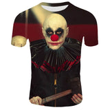 Horror Movie It Clown Tshirt Men/Women Hip Hop Streetwear Tee Cool Clothes Man Tops Joker 3D Print T shirt 2XS-4XL