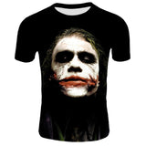 Horror Movie It Clown Tshirt Men/Women Hip Hop Streetwear Tee Cool Clothes Man Tops Joker 3D Print T shirt 2XS-4XL