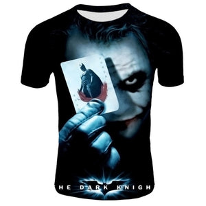 Horror Movie It Clown Tshirt Men/Women Hip Hop Streetwear Tee Cool Clothes Man Tops Joker 3D Print T shirt 2XS-4XL