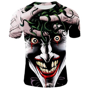 Horror Movie It Clown Tshirt Men/Women Hip Hop Streetwear Tee Cool Clothes Man Tops Joker 3D Print T shirt 2XS-4XL