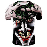 Horror Movie It Clown Tshirt Men/Women Hip Hop Streetwear Tee Cool Clothes Man Tops Joker 3D Print T shirt 2XS-4XL