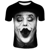 Horror Movie It Clown Tshirt Men/Women Hip Hop Streetwear Tee Cool Clothes Man Tops Joker 3D Print T shirt 2XS-4XL