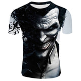 Horror Movie It Clown Tshirt Men/Women Hip Hop Streetwear Tee Cool Clothes Man Tops Joker 3D Print T shirt 2XS-4XL