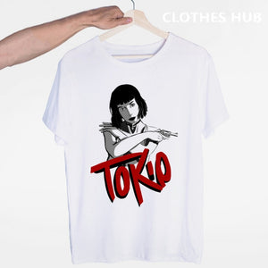 La Casa De Papel T shirt men Funny Design T Shirt Money Heist Tees TV Series Tshirts Men Short Sleeve House of Paper T-Shirt