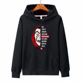 New hoodies Men la casa de papel Autumn Harajuku Hip Hop joker Money Heist TV Printed sweatshirt Fashion Male sudadera hombre