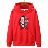 New hoodies Men la casa de papel Autumn Harajuku Hip Hop joker Money Heist TV Printed sweatshirt Fashion Male sudadera hombre