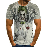 Horror Movie It Penny Wise Clown Joker 3D Print Tshirt Men/Women Hip Hop Streetwear Tee T shirt 90s Boys Cool Clothes Man Tops