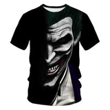 Horror Movie It Penny Wise Clown Joker 3D Print Tshirt Men/Women Hip Hop Streetwear Tee T shirt 90s Boys Cool Clothes Man Tops 5