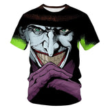 Horror Movie It Penny Wise Clown Joker 3D Print Tshirt Men/Women Hip Hop Streetwear Tee T shirt 90s Boys Cool Clothes Man Tops 5