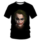 Horror Movie It Penny Wise Clown Joker 3D Print Tshirt Men/Women Hip Hop Streetwear Tee T shirt 90s Boys Cool Clothes Man Tops 5