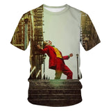 Horror Movie It Penny Wise Clown Joker 3D Print Tshirt Men/Women Hip Hop Streetwear Tee T shirt 90s Boys Cool Clothes Man Tops 5