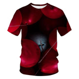 Horror Movie It Penny Wise Clown Joker 3D Print Tshirt Men/Women Hip Hop Streetwear Tee T shirt 90s Boys Cool Clothes Man Tops 5
