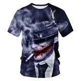 Horror Movie It Penny Wise Clown Joker 3D Print Tshirt Men/Women Hip Hop Streetwear Tee T shirt 90s Boys Cool Clothes Man Tops 5