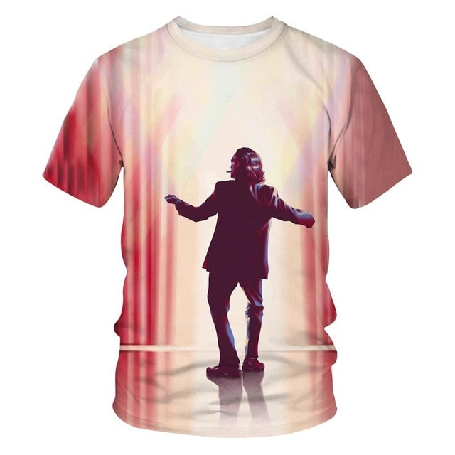 Horror Movie It Penny Wise Clown Joker 3D Print Tshirt Men/Women Hip Hop Streetwear Tee T shirt 90s Boys Cool Clothes Man Tops 5