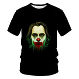 Horror Movie It Penny Wise Clown Joker 3D Print Tshirt Men/Women Hip Hop Streetwear Tee T shirt 90s Boys Cool Clothes Man Tops 5