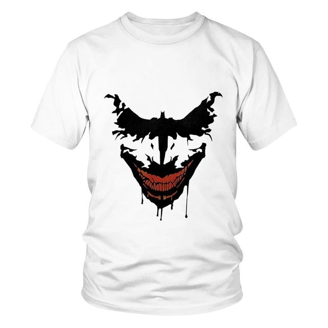 Horror Movie It Penny Wise Clown Joker 3D Print Tshirt Men/Women Hip Hop Streetwear Tee T shirt 90s Boys Cool Clothes Man Tops 5