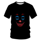 Horror Movie It Penny Wise Clown Joker 3D Print Tshirt Men/Women Hip Hop Streetwear Tee T shirt 90s Boys Cool Clothes Man Tops 5